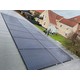 3kW komplett 3-faset solcelleanlegg - Til takpapp eller ståltak, DEYE inverter, Sort i sort (TN-nett)