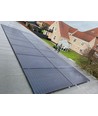 3kW komplett 3-faset solcelleanlegg - Til takpapp eller ståltak, DEYE inverter, Sort i sort (TN-nett)