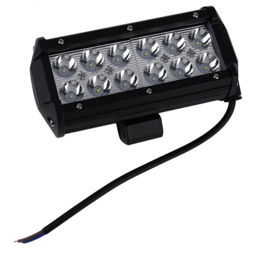 36W LED, 12V / 24V - Kald hvit, arbeidslampe, bil, lastebil, traktor, tilhenger, utrykningskjøretøy