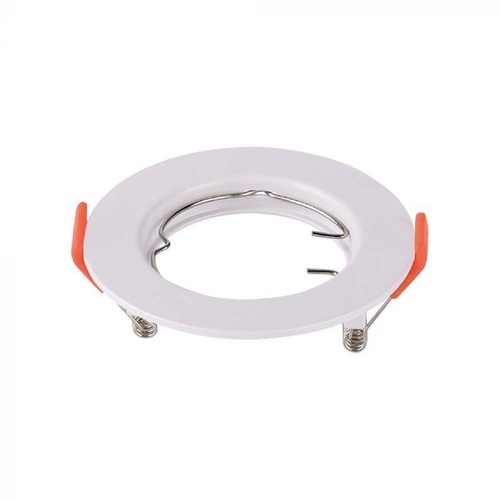 MR16/GU10 Downlight-sett - Uten lyskilde, Blank hvit, Hull: Ø6,3 cm, Mål: Ø8 cm