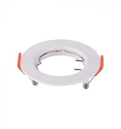 MR16/GU10 Downlight-sett - Uten lyskilde, Blank hvit, Hull: Ø6,3 cm, Mål: Ø8 cm