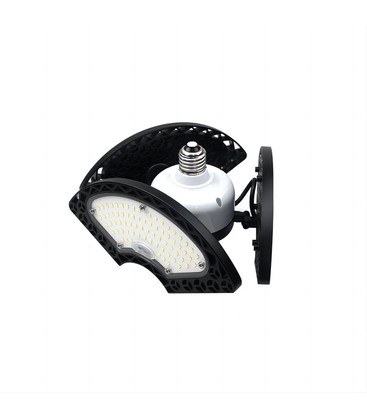 Outlet: LEDlife 75W justerbar LED high bay - 140lm/w, IP65, E27-sokkel, inkl. adapter for krok, 5 års garanti