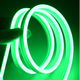 Grønn 8x16 Neon Flex LED - 5 meter, 8W pr. meter, IP67, 12V