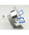 LEDlife 3W downlight - Hull: Ø7-8 cm, Mål: Ø8,4 cm, 4 cm høy, dimbar, 230V