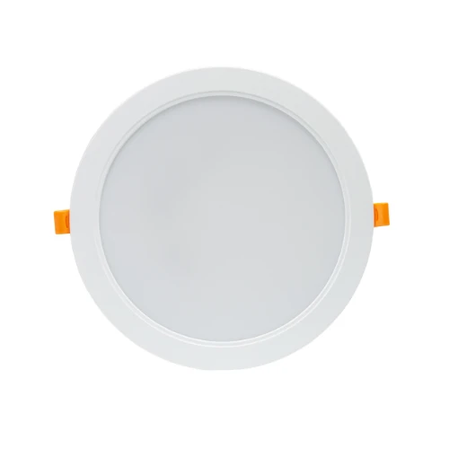 24W Ø22cm LED innfellingspanel - IP54 utendørs, Hull: Ø19,5 cm, Mål: Ø22 cm