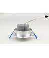 LEDlife 3W downlight - Hull: Ø7-8 cm, Mål: Ø8,4 cm, 4 cm høy, dimbar, 230V