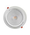 V-Tac 30W LED spotlight - Hull: Ø19,5 cm, Mål: Ø22,5 cm, 3,8 cm høy, Samsung LED chip, 230V