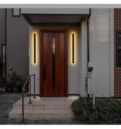 17W LED Corten vegglampe - IP65 utendørs, inkl. lyskilde