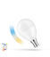LED 5W CCT Smart Home LED pære - Tuya/Smart Life, Google Home, Amazon Alexa kompatibel, P45, E14