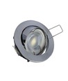 Downlight kit uten lyskilde - Hull: Ø7,4 cm, Mål: Ø8,2 cm, krom, velg MR16 eller GU10 fatning