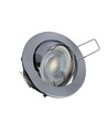 MR16 eller GU10 Downlight-sett - Uten lyskilde, Krom, Hull: Ø7,4 cm, Mål: Ø8,2 cm