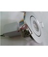 1W downlight hvit - Hull: Ø4,2 cm, Mål: Ø5,2 cm, 2,2 cm høy, dimbar, 12V/24V