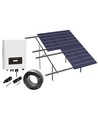 6kW komplet 3-faset solcelleanlegg - Markbasert anlegg, DEYE inverter, Alu celler (TN-nett)