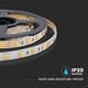 Outlet: V-Tac 14W/m CCT LED strip - 5m, IP20, 120 LED per meter, 24V