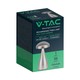 V-Tac oppladbar CCT bordlampe - Champagne/gull, IP20, touch dimbar, modell mini