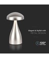 Outlet: V-Tac oppladbar CCT bordlampe - Champagne/gull, IP20, touch dimbar, modell mini
