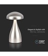 V-Tac oppladbar CCT bordlampe - Champagne/gull, IP20, touch dimbar, modell mini