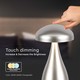 V-Tac oppladbar CCT bordlampe - Champagne/gull, IP20, touch dimbar, modell mini
