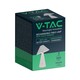 V-Tac oppladbar 3i1 bordlampe - Hvit, IP20, touch dimbar