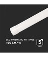 150cm 50W komplett LED-armatur - 3 års garanti, IP65, 120 lm/w