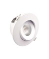 7W Ø10cm Lavprofil innfellingsspot dimbar RA93 - Hull: Ø8,3 cm, Mål: Ø10 cm, CCT