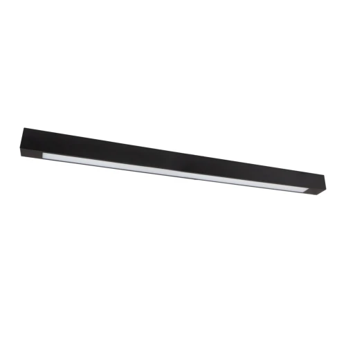 Armatur for 120cm T8 LED-rør - For 1x 120cm rør, 125 x 6,5 x 7cm, svart