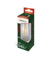 E14 6W LED-pære - C35, filament, ekstra varmhvit, 1800K