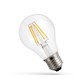 Spectrum 4W LED Pære - A60, karbon filamenter, ekstra varm hvit, 1800K, E27