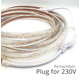 5 m. vanntett LED strip (Type Z) - 230V, IP67, 120 LED/m, 9W/m, 1200 lumen/m