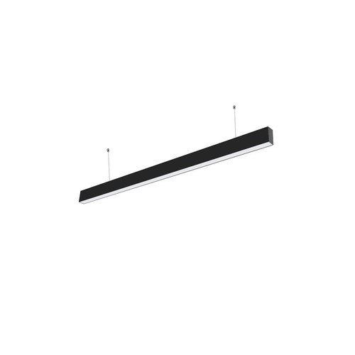 LEDlife 40W LED lysskinne, taklampe for kontor - Svart, 100 lm/W, 120 cm, inkl. wireoppheng