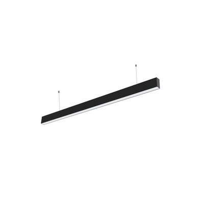 LEDlife 40W LED lysskinne, taklampe for kontor - Svart, 100 lm/W, 120 cm, inkl. wireoppheng