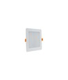 Spectrum 12W LED panel downlight - Hull: 12 x 12 cm, Mål: 14,5 x 14,5 cm, 230V, IP54 utendørs