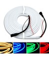 16W/m RGB+WW Neon flex strip - 5m/kan kuttes hver 10cm, IP65, 72 LED pr.m, 24V