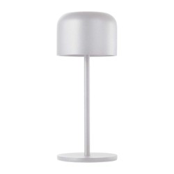 Designlamper Restsalg: V-Tac oppladbar CCT bordlampe - Hvit, IP54, touch dimbar, modell mini