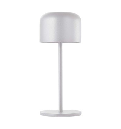 Outlet: V-Tac oppladbar CCT bordlampe - Hvit, IP54, touch dimbar, modell mini