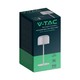 Outlet: V-Tac oppladbar CCT bordlampe - Hvit, IP54, touch dimbar, modell mini