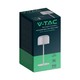 Restsalg: V-Tac oppladbar CCT bordlampe - Hvit, IP54, touch dimbar, modell mini