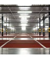 V-Tac vanntett 36W komplett LED armatur - 120 cm, 120lm/W, gjennomgangskobling, Mikrobølgesensor, IP65, 230V