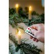 10-pakning LED-julelys inkludert fjernkontroll - Batteri, timerfunksjon, trådløs