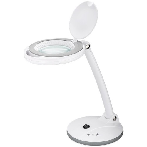 LED forstørrelseslampe 6W - Hvit, bordlampe