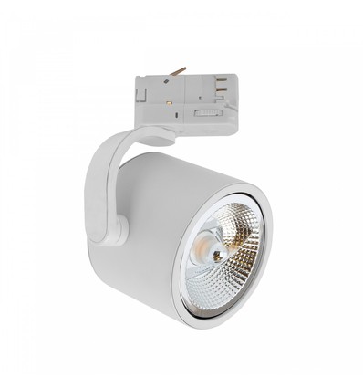 3-faset GU10 Madara skinnespot - Hvit, AR111, IP20, uten lyskilde