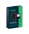 V-Tac 20W Solar flomlys LED - Svart, inkl. solcelle, fjernkontroll, IP65