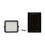 V-Tac 40W Solar flomlys LED - Svart, inkl. solcelle, fjernkontroll, innebygd batteri, IP65