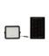 V-Tac 6W Solar flomlys LED - Svart, inkl. solcelle, fjernkontroll, innebygd batteri, IP65