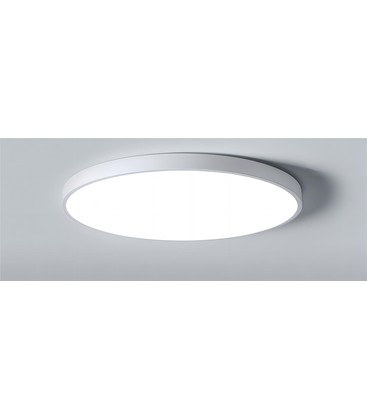 Outlet: 16W LED rundt panel - Ø30, hvit, inkl. monteringsbeslag