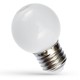 Spectrum 1W LED dekorativ pære - Hvit G45, E27