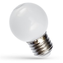 Black november tilbud Spectrum 1W LED dekorativ pære - Hvit G45, E27