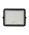 V-Tac 15W Solar flomlys LED - Svart, inkl. solcelle, fjernkontroll, innebygd batteri, IP65