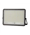 V-Tac 30W Solar flomlys LED - Svart, inkl. solcelle, fjernkontroll, innebygd batteri, IP65