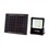 V-Tac 100W Solar flomlys LED - Svart, inkl. solcelle, fjernkontroll, IP65